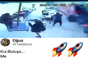 Şemsiyesiyle Birlikte Uçarak Yer Çekimine Nanik Yapan Adamı Diline Dolayıp Güldüren 16 Kişi