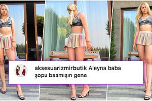 Yine Photoshop Mevzusu! Aleyna Tilki, Paylaştığı Fotoğraftaki Abartılı Bacak Boyu Milletin Diline Düşünce Cevabını Vermekte Gecikmedi